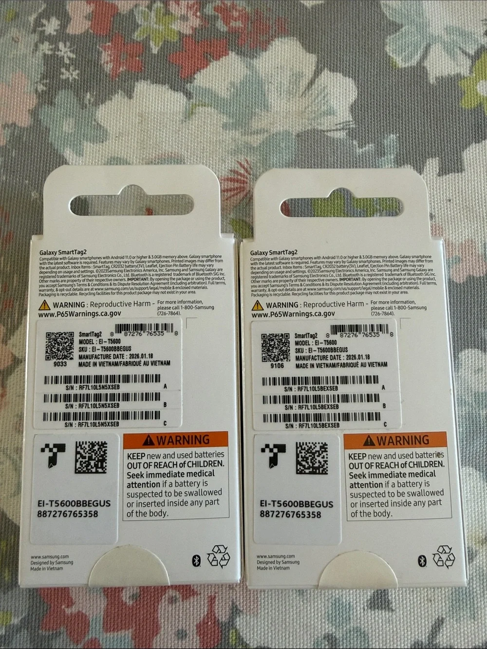 Samsung Galaxy SmartTag2 Black (Set of 2)